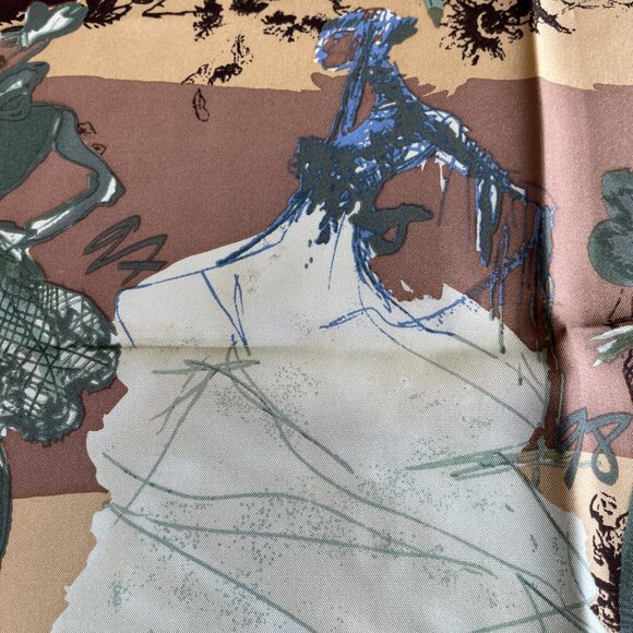 Christian Lacroix Silk Scarf – Fashion Sketch Design - Picture 8 of 15